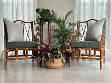 Load image into Gallery viewer, Pair of Occasional Cane Chairs