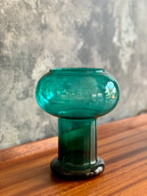 Load image into Gallery viewer, Blue art glass vase