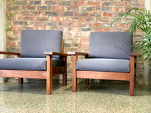 Load image into Gallery viewer, Pair of Artecasa armchairs (Grey)