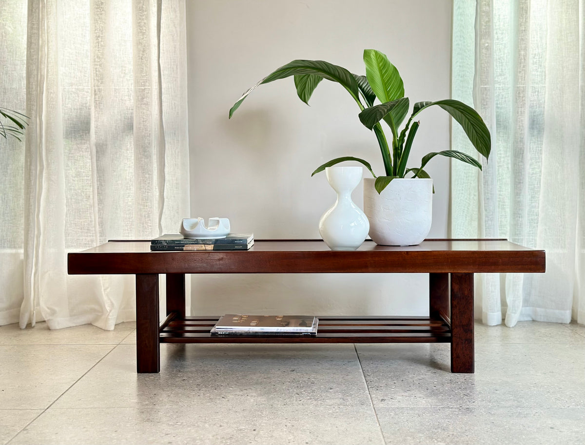 MidCentury Imbuia Coffee table RETREND