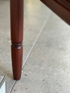 Sapele Mahogany Queen Headboard & Pedestals