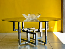 Load image into Gallery viewer, Striking Chromed and Smokey Glass Coffee Table
