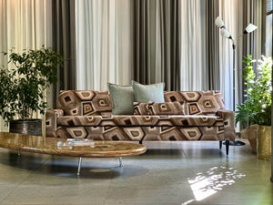 Striking Retro Four Seater Couch