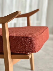 Beechwood Armchair in Paprika