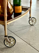 Load image into Gallery viewer, Two-Tiered Vintage Drinks Cart
