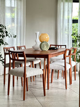 Load image into Gallery viewer, Danish Dining set | Oval Extendable Table &amp; 6 Chairs
