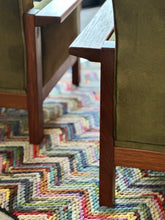 Load image into Gallery viewer, Pair of &quot;Lubis&quot; Armchairs in Olive Green
