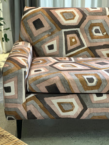 Striking Retro Four Seater Couch