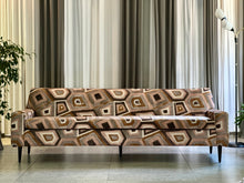 Load image into Gallery viewer, Striking Retro Four Seater Couch
