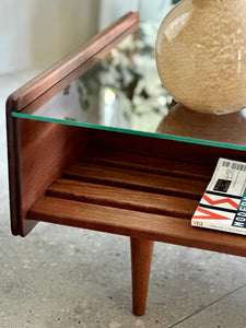 DS Vorster, Two-Tiered | Glass-Top Coffee Table