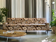 Load image into Gallery viewer, Striking Retro Four Seater Couch

