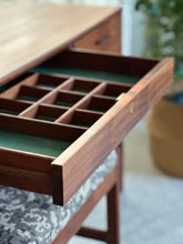 Load image into Gallery viewer, Scandinavian-Style Dresser | Vanity &amp; Stool
