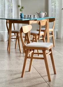 Retro Kitchen Table with a Set of Four Chairs