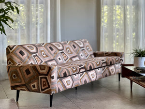Striking Retro Four Seater Couch