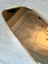 Load image into Gallery viewer, Solid Brass Framed Vintage Mirror
