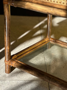 Bamboo and Rattan Pedestal