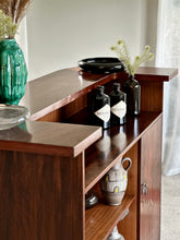 Load image into Gallery viewer, Vintage Bar Counter with Three Stools

