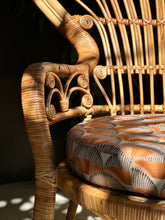 Load image into Gallery viewer, Iconic Cane Peacock Chair
