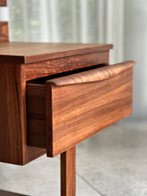 Load image into Gallery viewer, Kiaat Headboard &amp; Attached Pedestals
