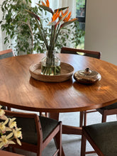Load image into Gallery viewer, Mid-Century Kiaat Round Dining Table &amp; Six Chairs
