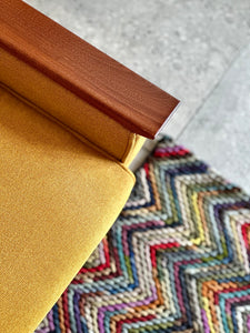 "Sunshine Mustard" Four Seater Vintage Couch
