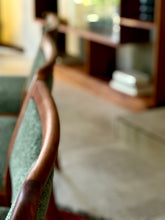 Load image into Gallery viewer, Mid-Century Kiaat Round Dining Table &amp; Six Chairs
