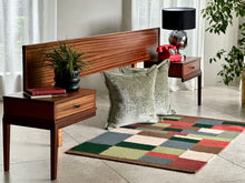 Load image into Gallery viewer, Headboard with Attached Pedestals - Queen Bed Size
