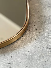 Load image into Gallery viewer, Solid Brass Framed Vintage Mirror
