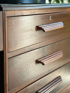 Vintage Dual-Purpose Desk / Dresser with Stool — by Stebarn Product (Reg. Trade Mark)