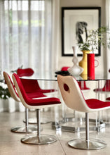 Load image into Gallery viewer, Lucite and Chrome Dining Table
