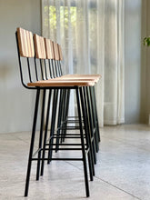 Load image into Gallery viewer, Set of Five Retro Bar Chairs
