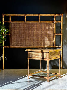 Bamboo and Rattan Pedestal