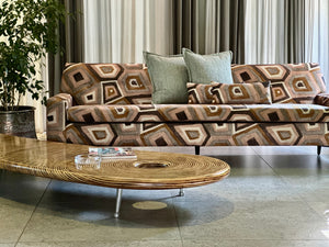 Striking Retro Four Seater Couch