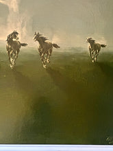 Load image into Gallery viewer, Mario Bordi "Freedom of the Plains" Vintage Framed Print c1960s
