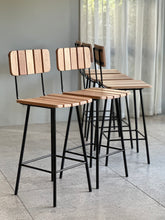Load image into Gallery viewer, Set of Five Retro Bar Chairs
