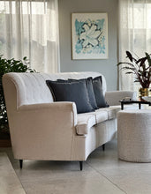 Load image into Gallery viewer, Curved Upholstered Couch
