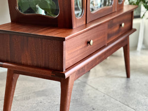 Retro Drinks/Display Cabinet With Drawers