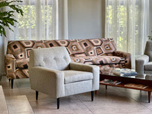 Load image into Gallery viewer, Pair of Retro Upholstered Armchairs
