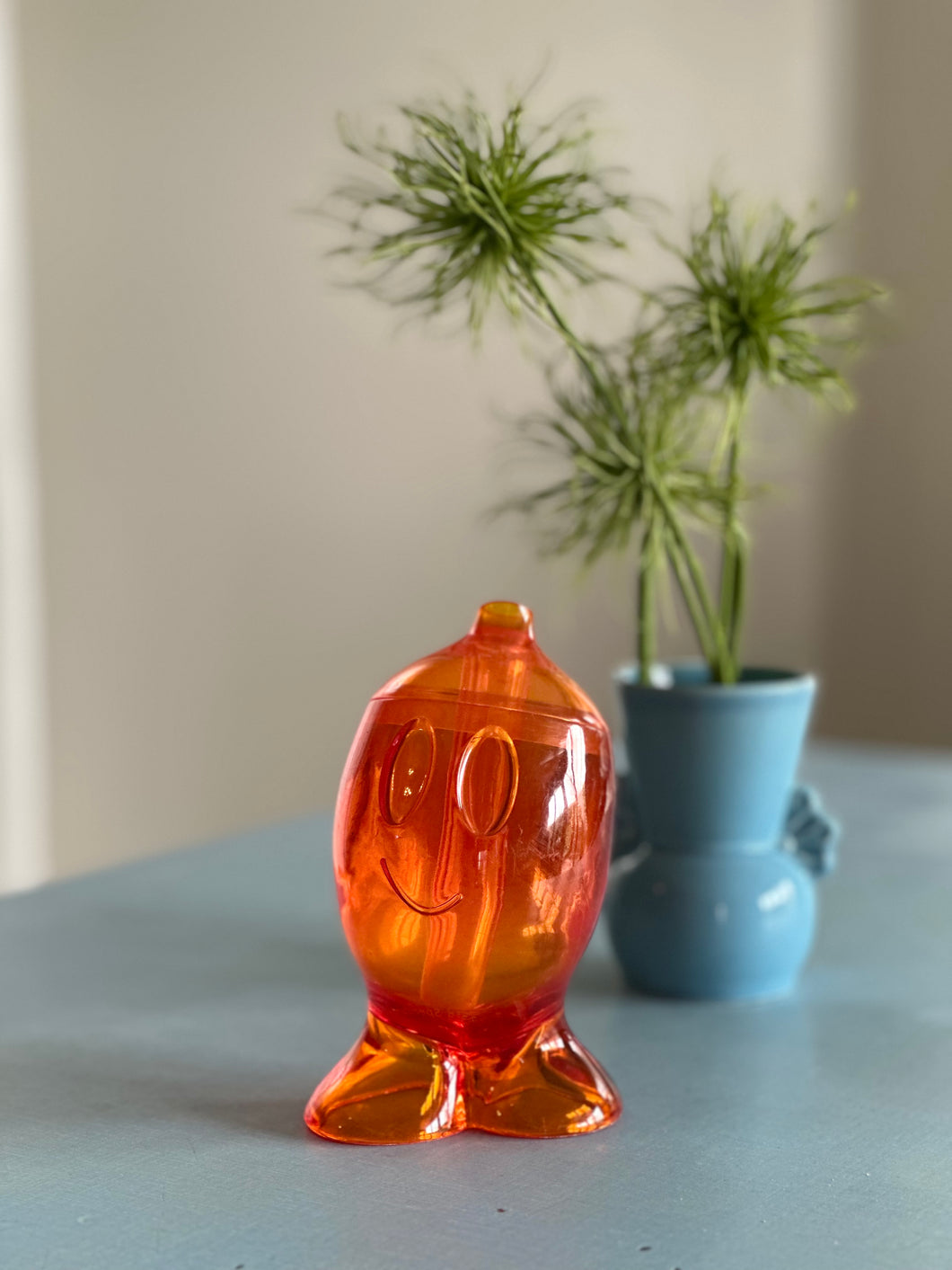 Retro Koziol Orange Sugar Dispenser