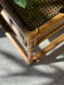 Bamboo and Rattan Pedestal