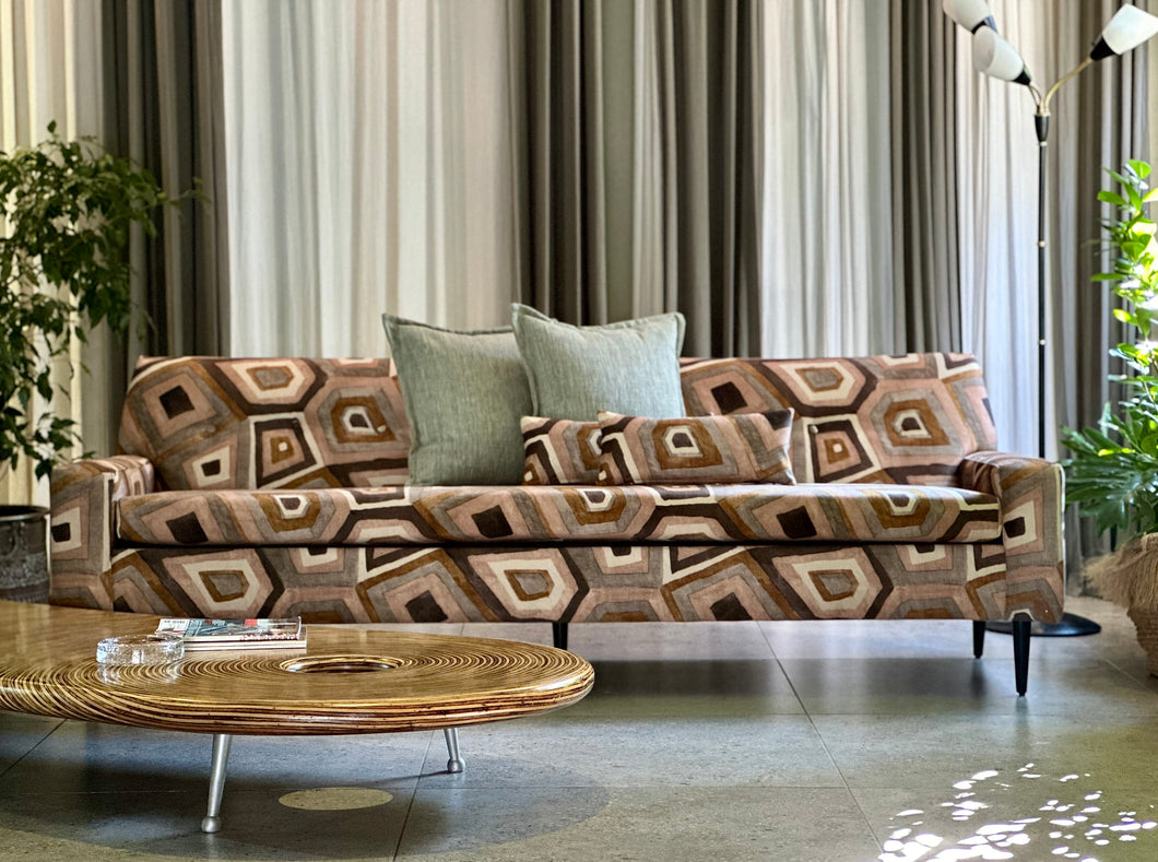 Striking Retro Four Seater Couch