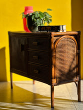 Load image into Gallery viewer, Quaint Bamboo &amp; Rattan Side Cabinet
