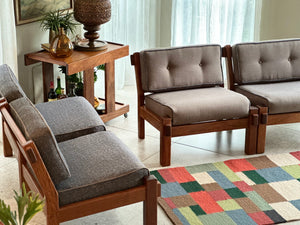 Pair of Solid Kiaat, DS Vorster & Co Chairs (2 or 4)