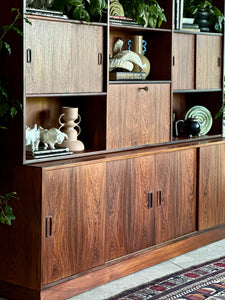 Rosewood Wall Unit | Westergaards Møbelfabrik | Denmark, 1960s