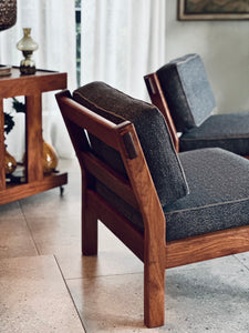 Pair of Solid Kiaat, DS Vorster & Co Chairs (2 or 4)