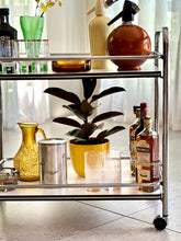 Load image into Gallery viewer, Chromed Retro Two-Tier Drinks Cart
