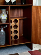 Load image into Gallery viewer, Vintage Bar Counter with Three Stools
