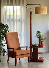Load image into Gallery viewer, Art Deco-Style Side Table with Lamp
