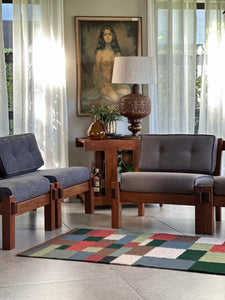 Pair of Solid Kiaat, DS Vorster & Co Chairs (2 or 4)