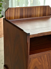 Load image into Gallery viewer, A Pair of Bedside Pedestals | Built-in Magazine or Book Holder
